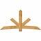 Ekena Millwork Alberta Rough Sawn Timber Gable Bracket, Western Red Cedar, 84"W x 42"H x 4"D x 6"F, 12/12 Pitch GBW084X42X0406ALB00RWR - alternate 1